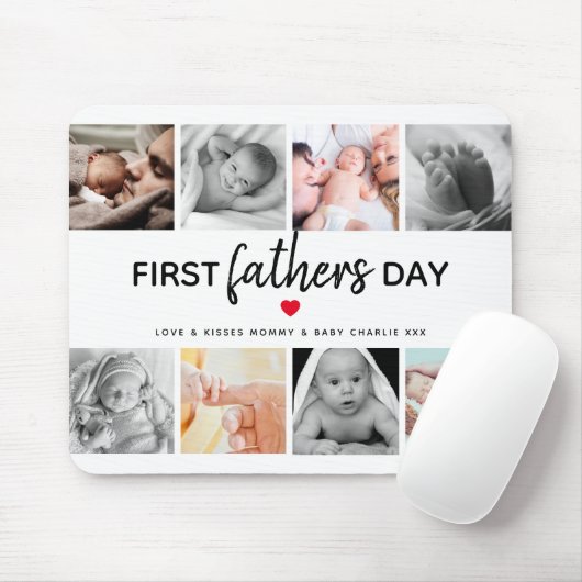 Eenvoudig eerste Vaderdag Afbeelding | Papa Muismat (Met muis)