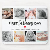 Eenvoudig eerste Vaderdag Afbeelding | Papa Muismat (Voorkant)