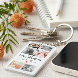 Eenvoudig eerste Vaderdag Afbeelding | Papa Sleutelhanger