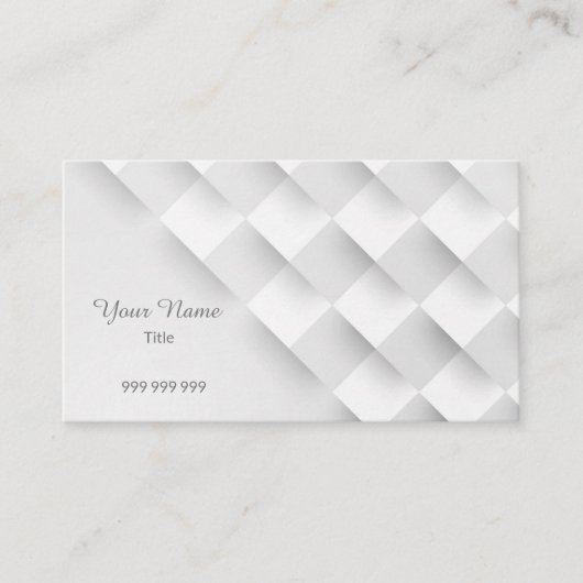 Eenvoudig effectief visitekaartje (Voorkant)