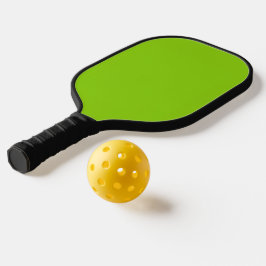 Eenvoudig effen groen pickleball paddle