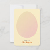 Eenvoudig Ei & Pasen Geschilderde Eieren Patroon G Bedankkaart (Voorkant)