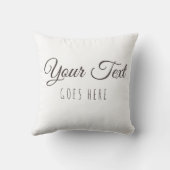 Eenvoudig eigen tekst toevoegen kussen (Achterkant)