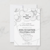 Eenvoudig einde van het seizoen volleybal Awards b Kaart (Voorkant)