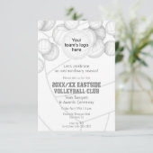 Eenvoudig einde van het seizoen volleybal Awards b Kaart (Staand voorkant)