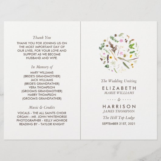 Eenvoudig elastisch programma voor botanische wild (Voorkant)