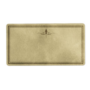 Eenvoudig Elegance Apothecary Label