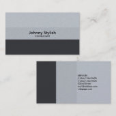 Eenvoudig eleganeerbaar, tweekleurig visitekaartje (Voorkant / Achterkant)