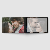 Eenvoudig Elegant 2 Foto-overlay Script Bruiloft Gastenboek (Volledig)
