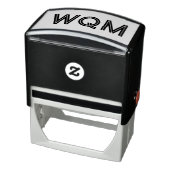 Eenvoudig Elegant 3 Initiaal Monogram #93 Zelfinktende Stempel (Product)