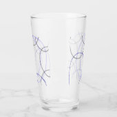 Eenvoudig elegant aangepast logo hier bedrijf glas (Links)