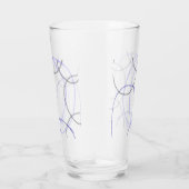 Eenvoudig elegant aangepast logo hier bedrijf glas (Rechts)