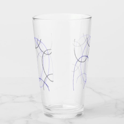 Eenvoudig elegant aangepast logo hier bedrijf glas (Rechts)