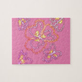 Eenvoudig elegant aangepast logo hier bedrijf legpuzzel (Horizontaal)