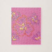 Eenvoudig elegant aangepast logo hier bedrijf legpuzzel (Verticaal)