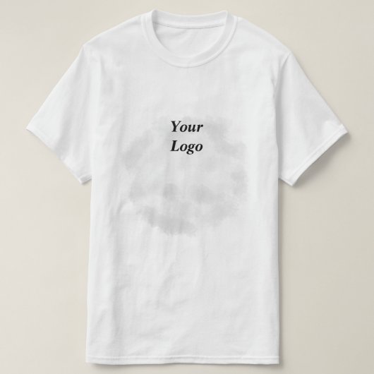 Eenvoudig elegant aangepast logo hier bedrijf t-shirt (Design voorkant)