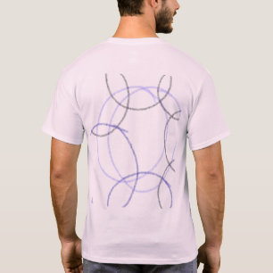 Eenvoudig elegant aangepast logo hier bedrijf T T-shirt