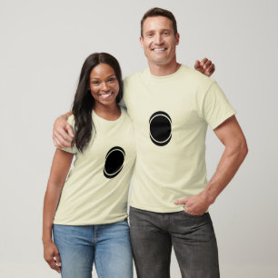 Eenvoudig elegant aangepast logo hier bedrijf T T-shirt