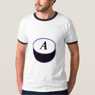 Eenvoudig elegant aangepast logo hier bedrijf T T-shirt