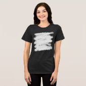 Eenvoudig elegant aangepast logo hier bedrijf T Tri-Blend Shirt (Voorkant volledig)