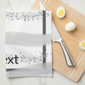 Eenvoudig elegant aangepast logo hier bedrijf theedoek (Quarter Fold)