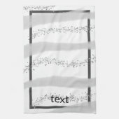 Eenvoudig elegant aangepast logo hier bedrijf theedoek (Verticaal)