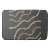 Eenvoudig elegant aangepast logo hier bedrijf voor badmat (Voorkant)