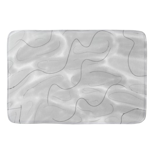 Eenvoudig elegant aangepast logo hier bedrijf voor badmat (Voorkant)