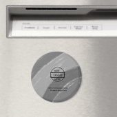 Eenvoudig elegant aangepast logo in bedrijfsmodel magneet (Insitu (Vaatwasser))