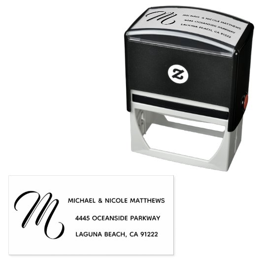 Eenvoudig Elegant Aangepast retouradres Zelfinktende Stempel (In situ)