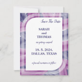 Eenvoudig Elegant Acryl schilderij Bruiloft (Voorkant)