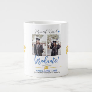 Eenvoudig Elegant Afstuderen gouden Pet Bedankt Sc Grote Koffiekop