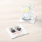 Eenvoudig Elegant Afstuderen gouden Pet Bedankt Sc Kartonnen Onderzetters (Insitu)