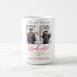 Eenvoudig Elegant Afstuderen gouden Pet Bedankt Sc Koffiemok