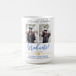 Eenvoudig Elegant Afstuderen gouden Pet Bedankt Sc Koffiemok