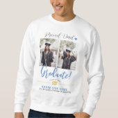 Eenvoudig Elegant Afstuderen gouden Pet Bedankt Sc Trui (Voorkant)