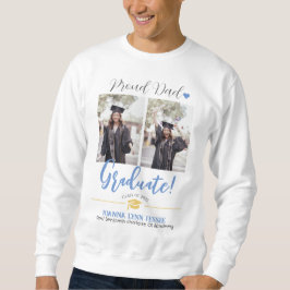 Eenvoudig Elegant Afstuderen gouden Pet Bedankt Sc Trui