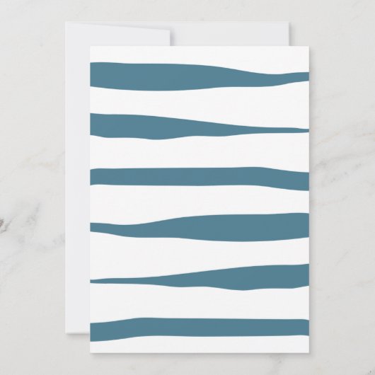 Eenvoudig Elegant Ahoy Het is een Boy Schattige Ba Kaart (Achterkant)