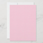 Eenvoudig Elegant Baby shower Gepersonaliseerd nod Kaart (Achterkant)