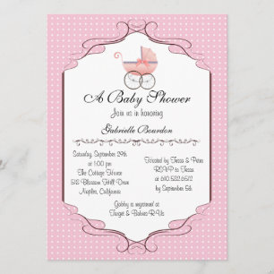 Eenvoudig Elegant Baby shower Gepersonaliseerd nod Kaart