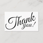 Eenvoudig Elegant Beauty Salon Dank u Kortingskaartje (Voorkant)