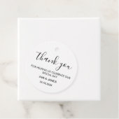 Eenvoudig & Elegant Bedankjes Labels (In situ)