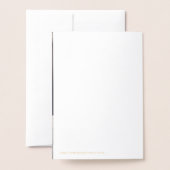 Eenvoudig elegant bedankt dat je echt trouwt folie kaarten (Met envelop)