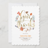 Eenvoudig, elegant, Bedankt geven, bedankt geven Kaart (Voorkant)