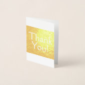 Eenvoudig, elegant "Bedankt!" Kaart (Voorkant)