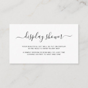 Eenvoudig elegant beeldscherm voor genderweergave informatiekaartje