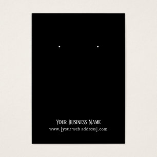 Eenvoudig Elegant Black Custom Oorspronkelijk Visi Visitekaartje