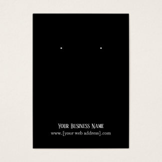 Eenvoudig Elegant Black Custom Oorspronkelijk Visi Visitekaartje