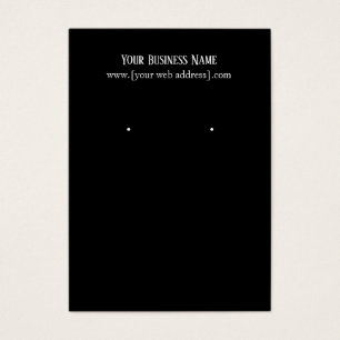 Eenvoudig Elegant Black Custom Oorspronkelijk Visi Visitekaartje