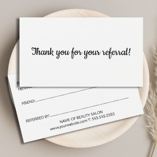 Eenvoudig Elegant Black en White Gold Heart Visitekaartje